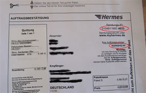 Hermes sendungsverfolgungsnummer